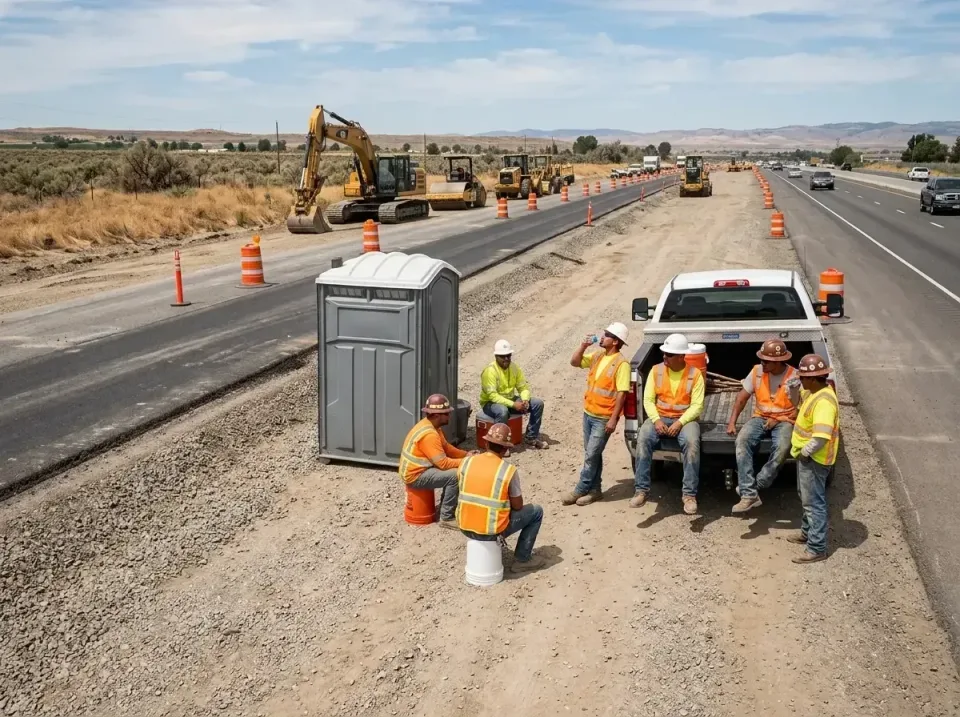 highway-road-construction-crew-007 — frequently asked questions, Porta Potty and Restroom Rentals in Osceola, IA